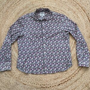 Jos. A. Bank Multicolor Floral Button Down Shirt